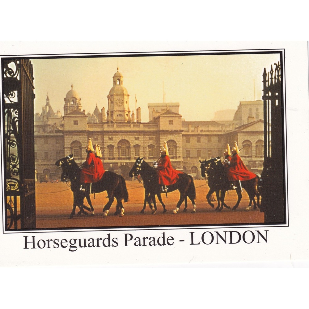 Horse Guards Parade London Postcard Royal Military Ceremonial Unposted